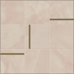 Decors ANIMA FUTURA - PINK ONYX COMPOSIZIONE N BRASS