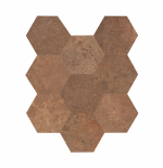 Dekor ALCHEMY - COPPER 3D HEXAGONS