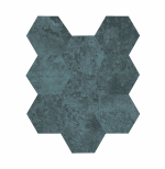 Decors ALCHEMY - NAVY 3D HEXAGONS