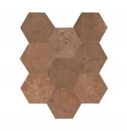 Decoraciones ALCHEMY - COPPER 3D HEXAGONS