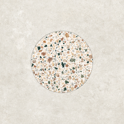 Decori 3. (Clear + Multicolor White) (60x60 cm)
