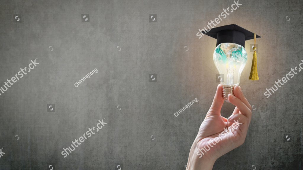 stock photo innovative learning creative educational study concept for graduation and school student success 1471288775