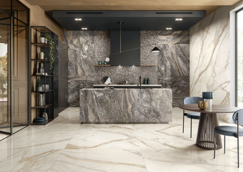 CAESAR Anima Futura Golden White Keen Grey Cucina WEB