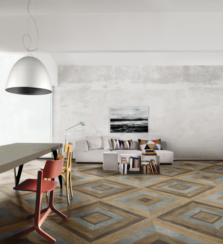 Brown and grey tile decor porcelain stoneware