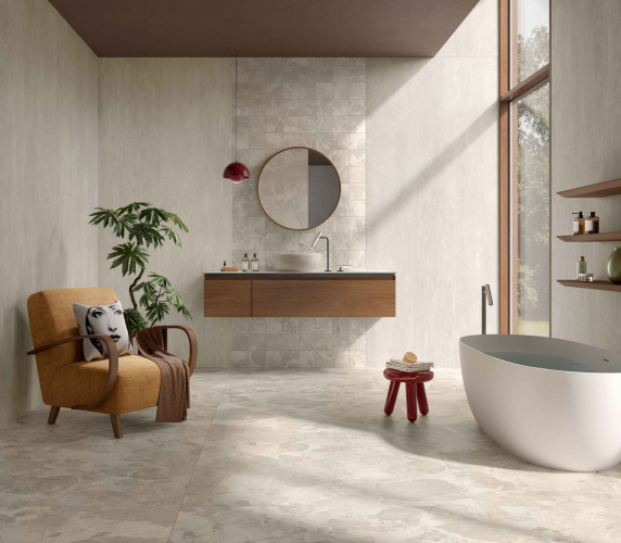 Caesar Bathroom LookBook 15C07 Bloomstone Drift Civic Clear Join Moon8