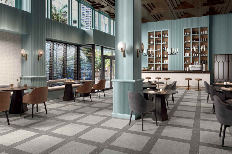 Caesar Usa Gemstone Basalt Obsidian Pearl Breakfast Room Hotel 3