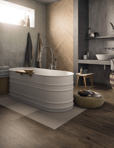 ceramic wood listels bathroom
