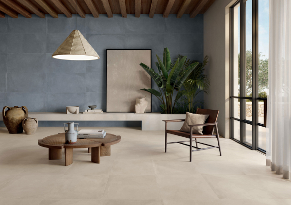 CAESAR lancio Prima Avio 120x120 Chalk 120x120 Ecru 60x60 LIVING5