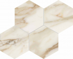 Decori Marble Inspiration - Anima Futura Golden White Hexagons