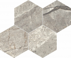 Decori ANIMA FUTURA - AMAZING SILVER HEXAGONS