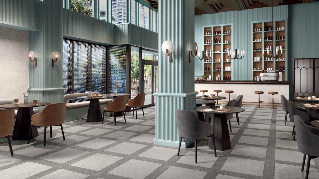 Caesar Usa Gemstone Basalt Obsidian Pearl Breakfast Room Hotel 2