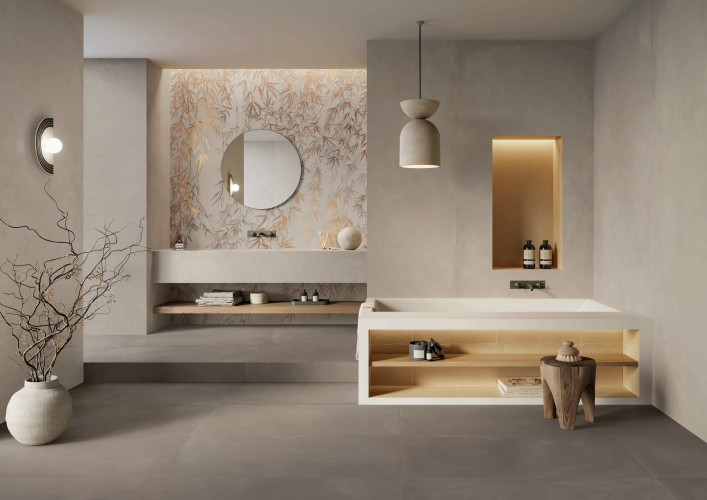 CAESAR lancio Prima Concrete 120x278 Lead 120x120 Sienna 120x120 BAGNO SITO5