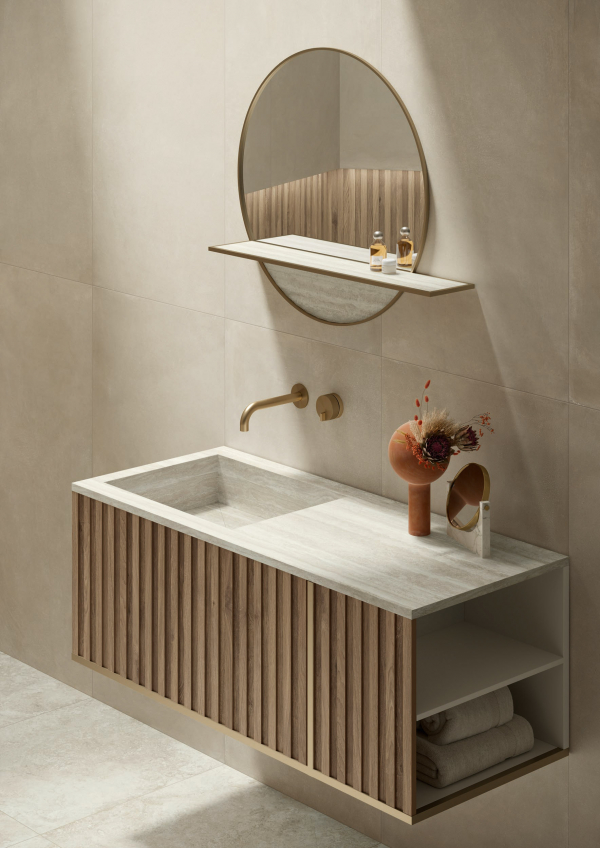 Caesar Magazine Prima Ecru Cocoon Ease Iconica NavonaContro Bagno 5 Dett