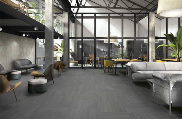 Hall contemporary furniture grey porcelain stoneware